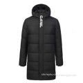 Medium and long casual neutral warm down jacket